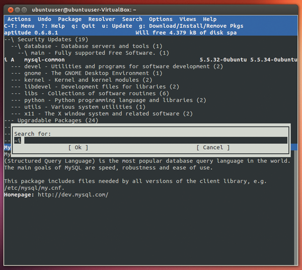 Using aptget and aptitude / 19 / 2013 / Archive / Magazine / Home Ubuntu User