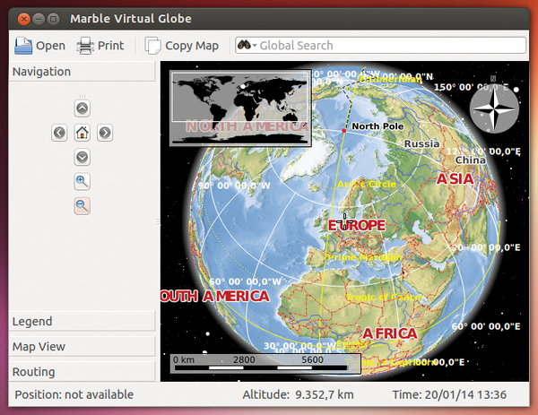 Marble Virtual Globe 20 2014 Archive Magazine Home Ubuntu User