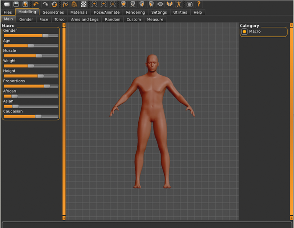 Create 3d Characters With Makehuman 22 2014 Archive