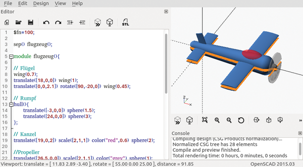 Using Openscad To Model 3d Structures 28 2016 Archive Magazine Home Ubuntu User