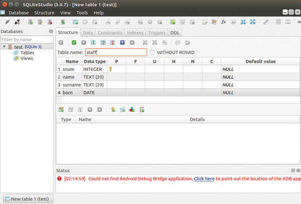 Working with SQLiteStudio 29 / 2016 / Archive / Magazine / Home - Ubuntu User