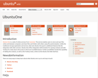 Screenshot-UbuntuOne - Ubuntu Wiki - Chromium
