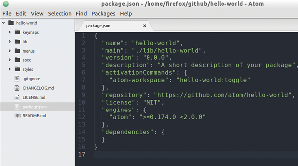 Atom json editor - insqust