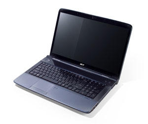 Marcel's new notebook, an Acer Aspire 7535