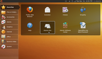 Ubuntu One is accessible from the Ubuntu Netbook Remix desktop.