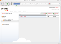 Ubuntu One via Mozilla